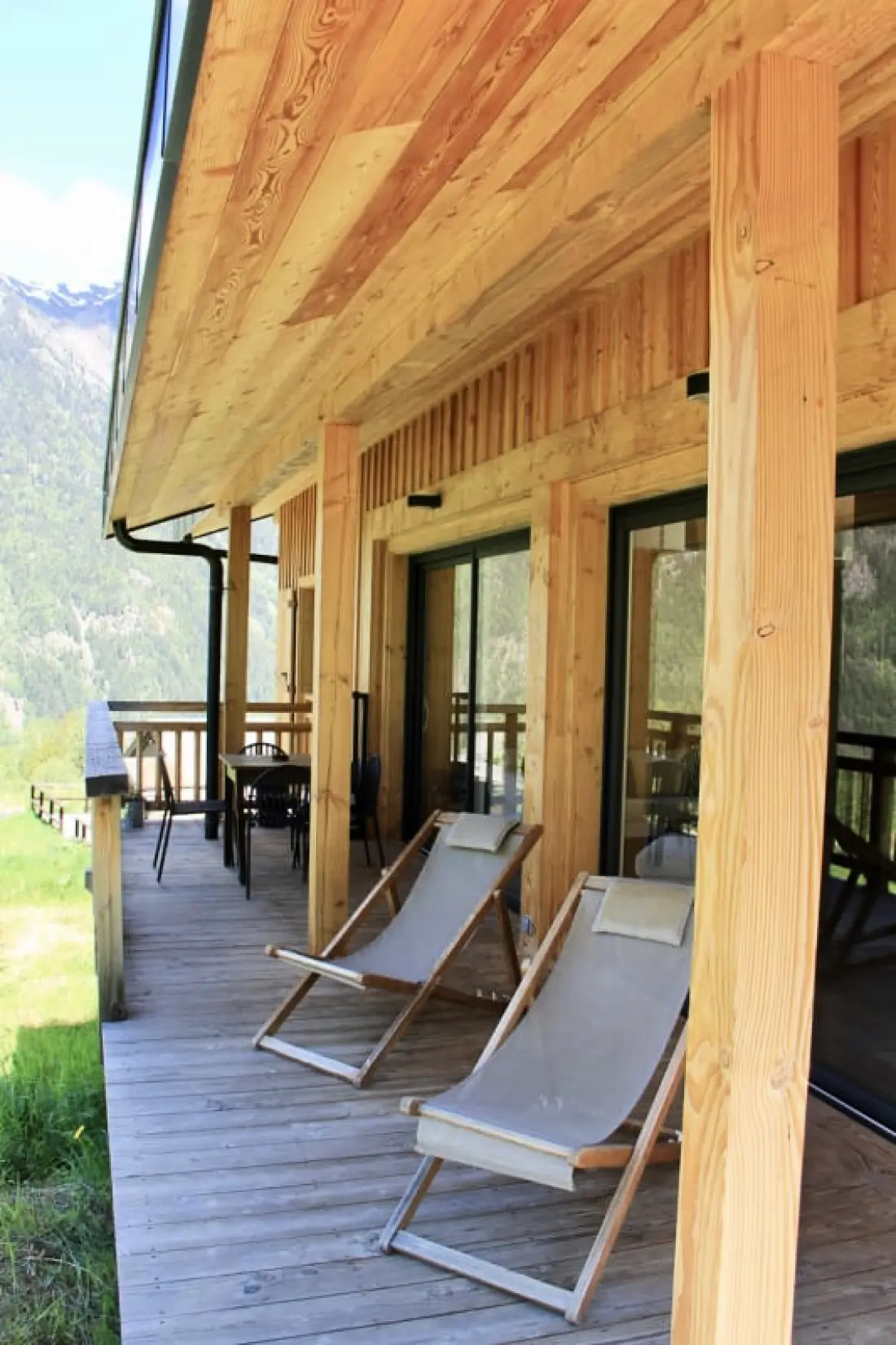 Modern faház Chamonix kerttel
