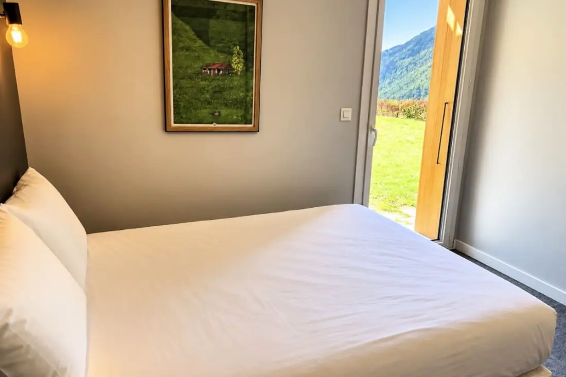 Modern faház Chamonix kerttel