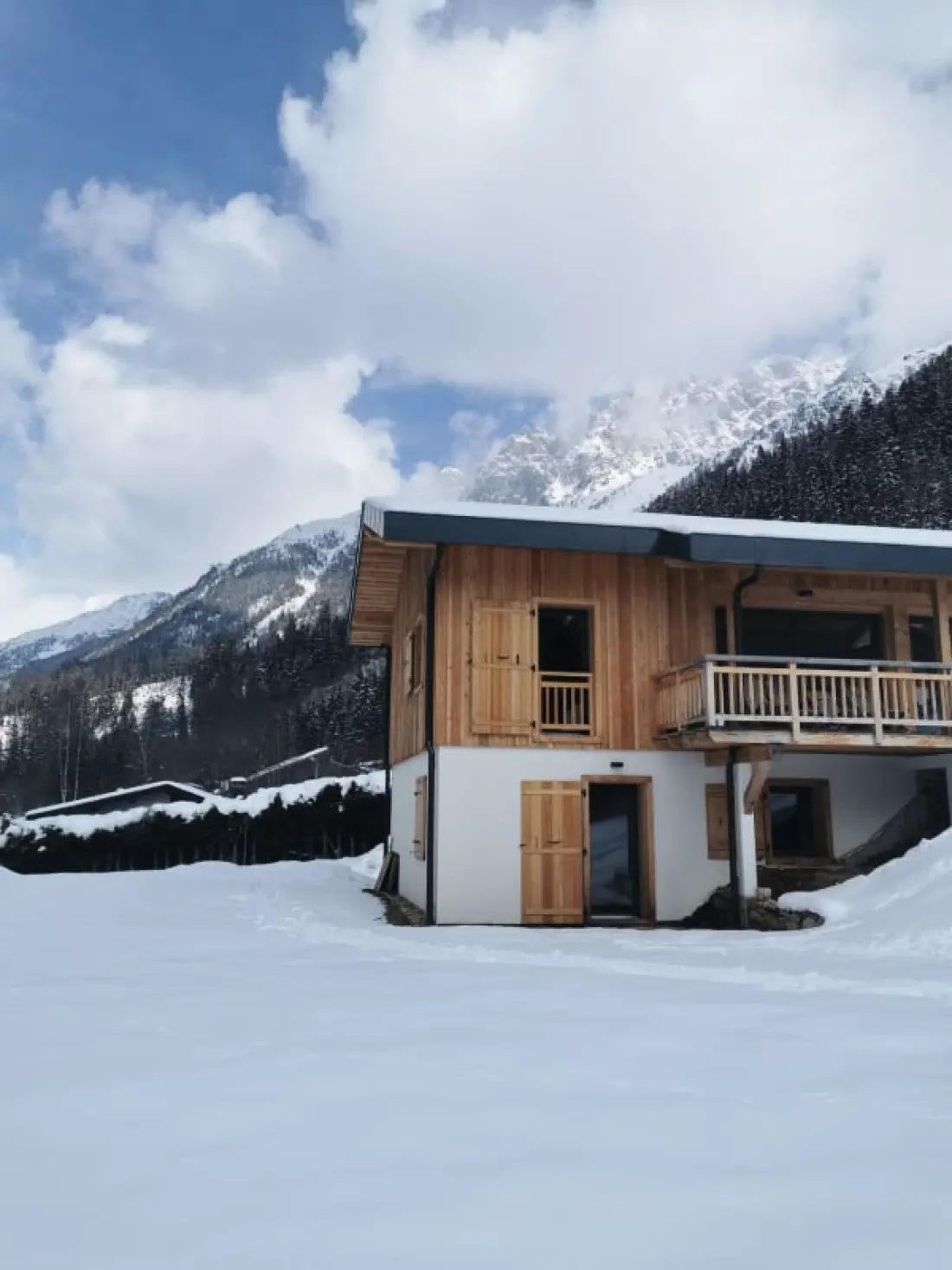 Modern faház Chamonix kerttel