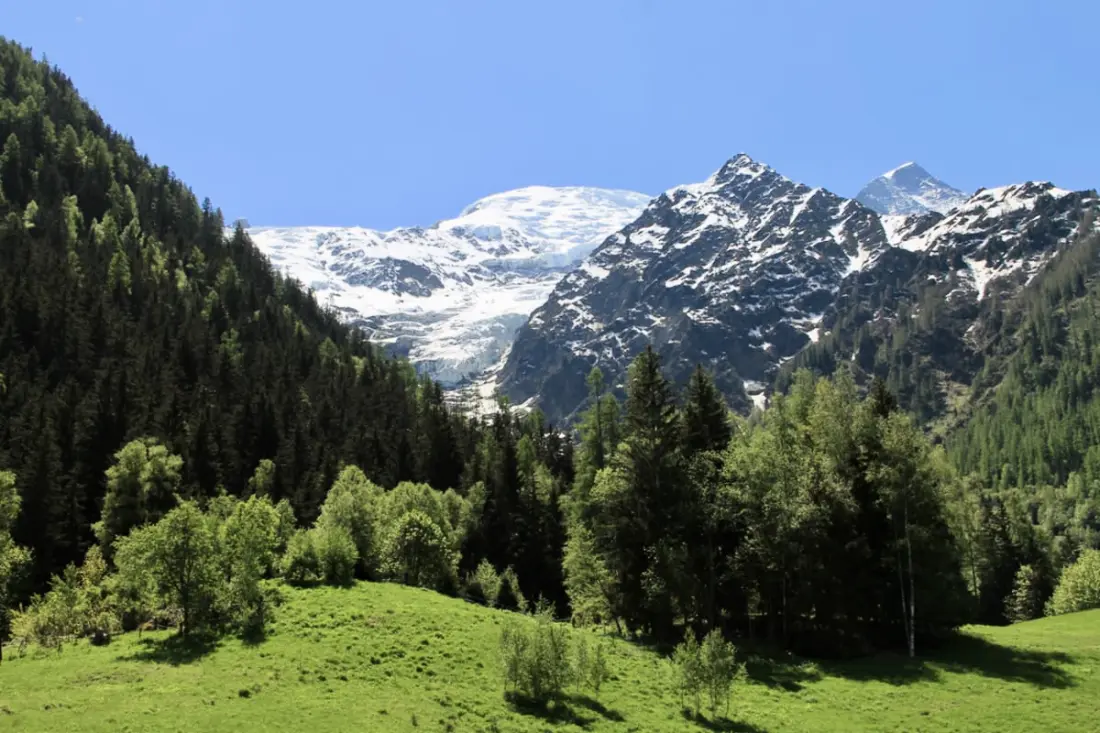 Modern faház Chamonix kerttel