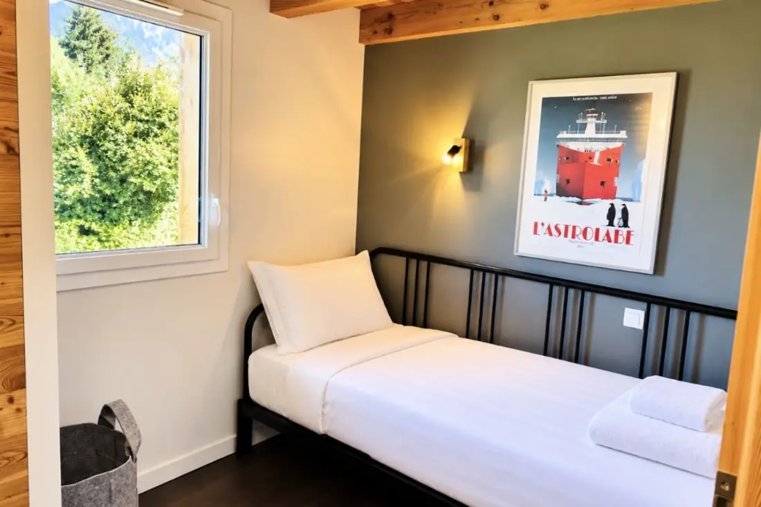 Modern faház Chamonix kerttel