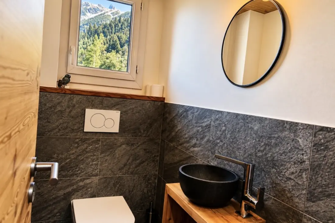 Modern faház Chamonix kerttel
