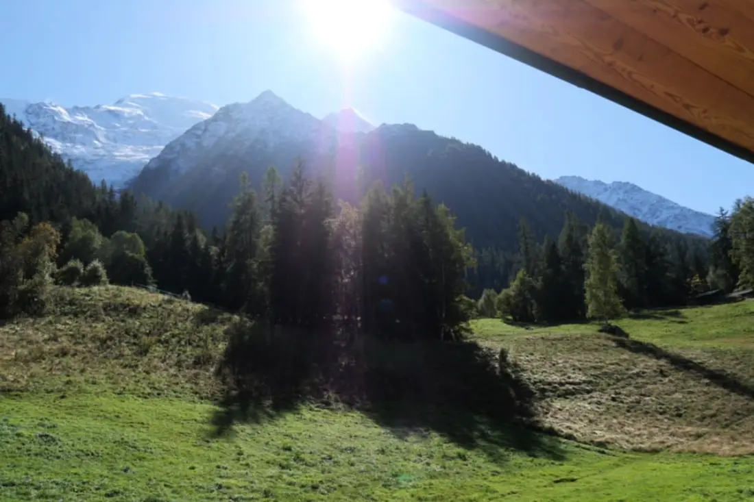 Modern faház Chamonix kerttel