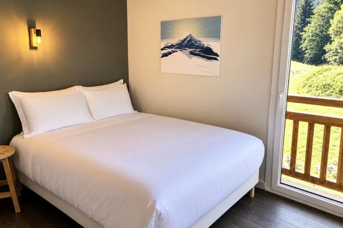 Modern faház Chamonix kerttel