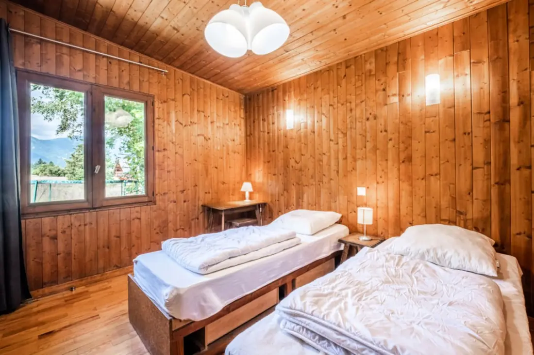 Rustic Chalet a kertben Chamonixben