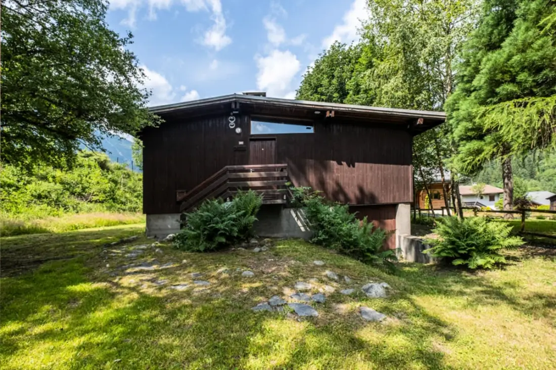 Rustic Chalet a kertben Chamonixben