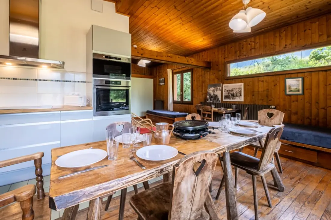 Rustic Chalet a kertben Chamonixben