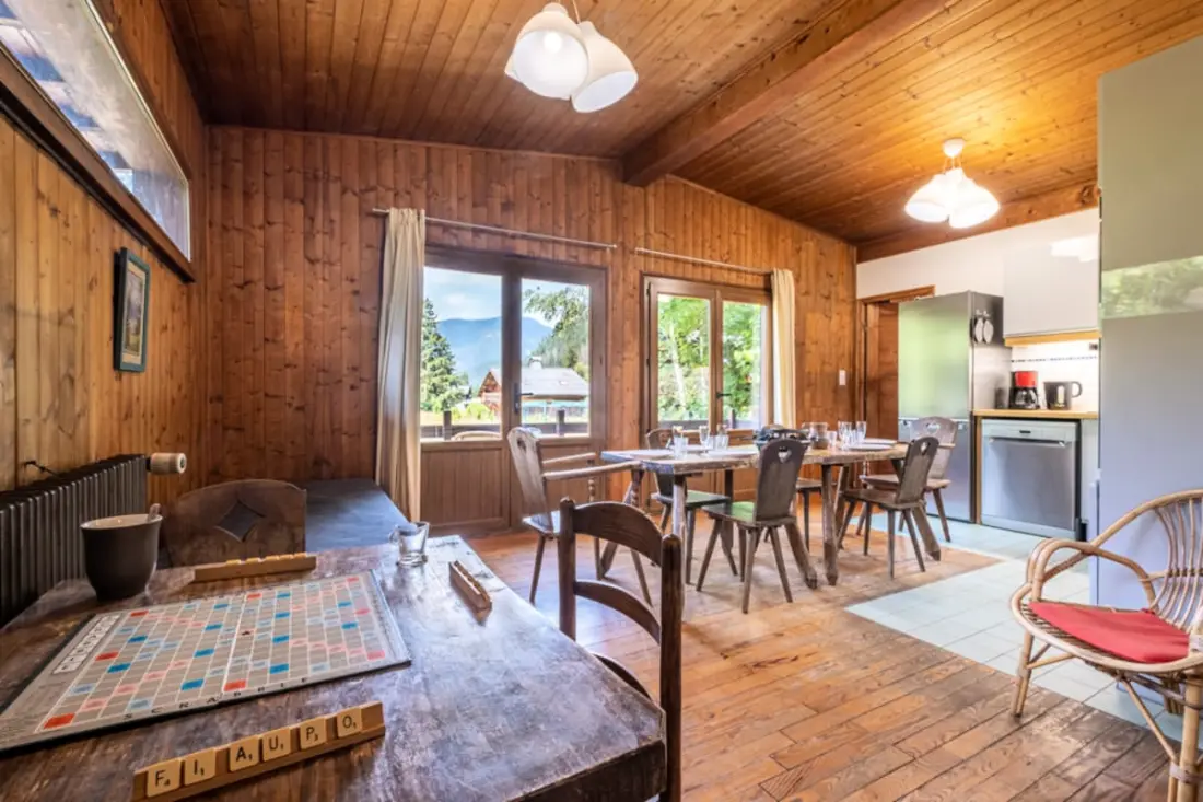Rustic Chalet a kertben Chamonixben