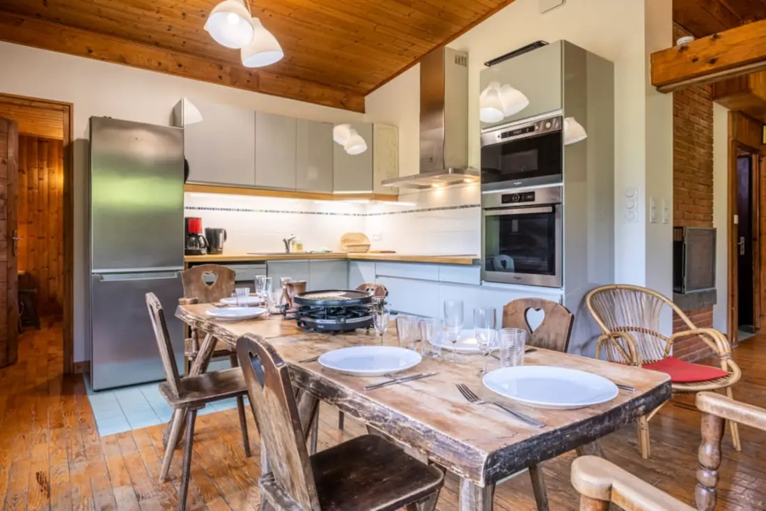 Rustic Chalet a kertben Chamonixben
