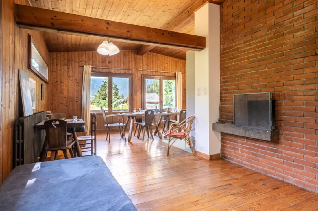 Rustic Chalet a kertben Chamonixben