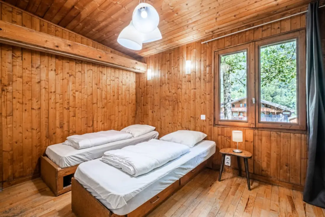 Rustic Chalet a kertben Chamonixben