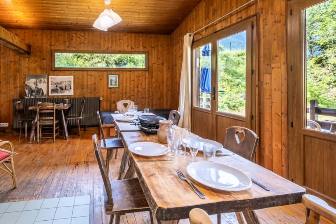 Rustic Chalet a kertben Chamonixben