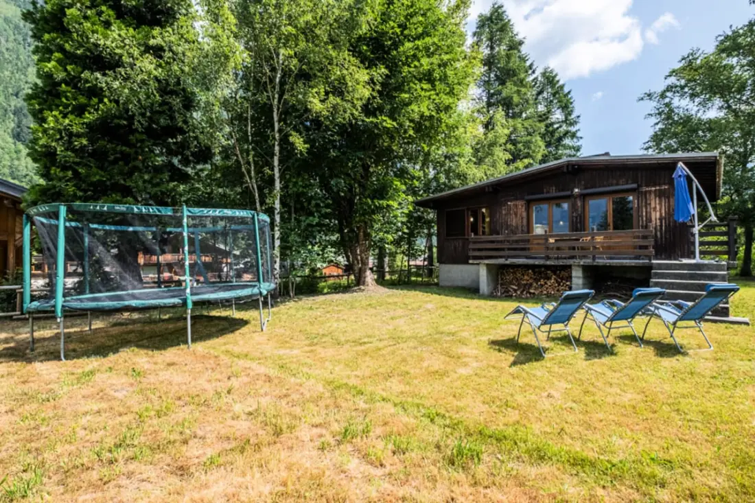 Rustic Chalet a kertben Chamonixben