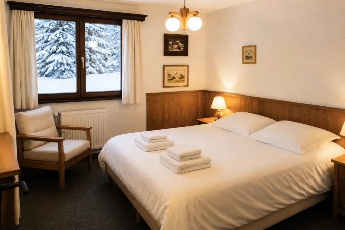 Leef de Mont Blanc familie in het Chalet