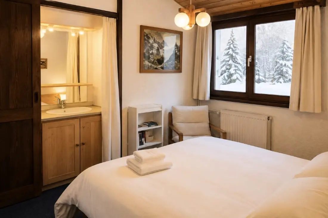 Leef de Mont Blanc familie in het Chalet
