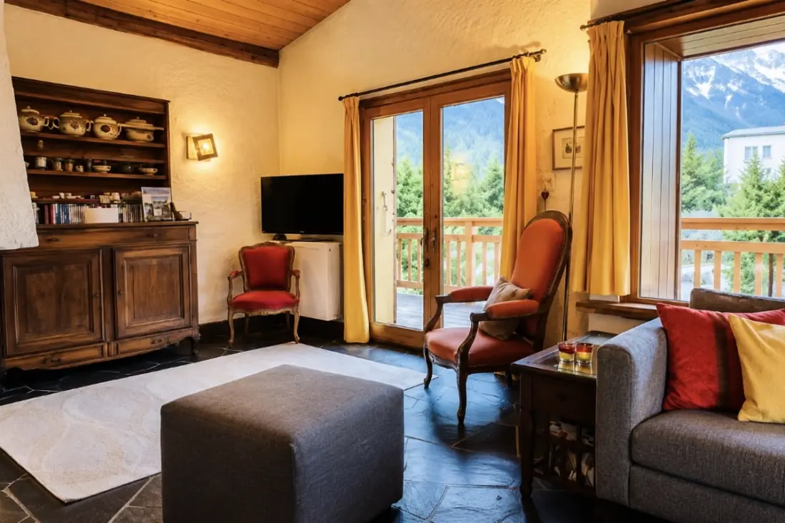 Leef de Mont Blanc familie in het Chalet