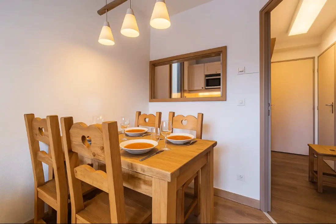 Szép apt parkolóval és Mont Blanc megtekintésével