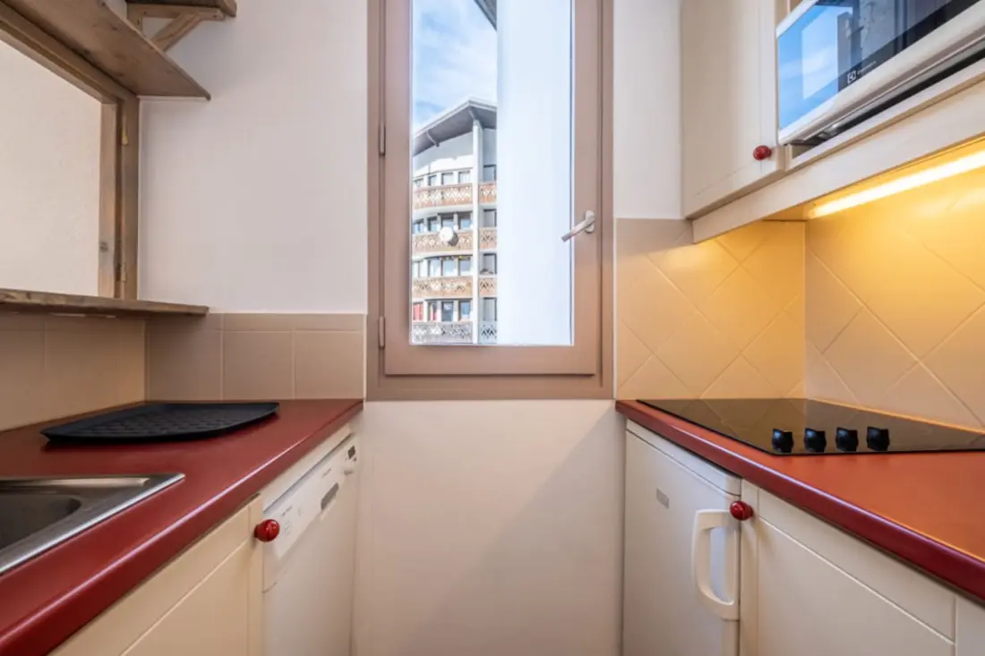 Szép apt parkolóval és Mont Blanc megtekintésével