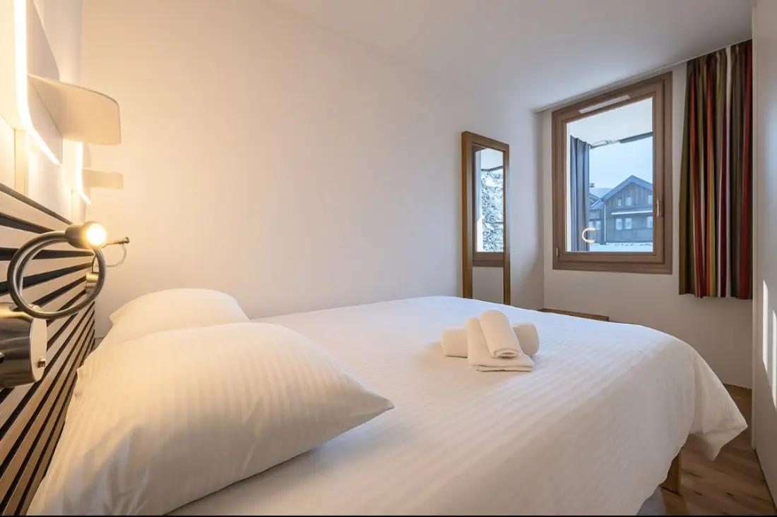 Szép apt parkolóval és Mont Blanc megtekintésével
