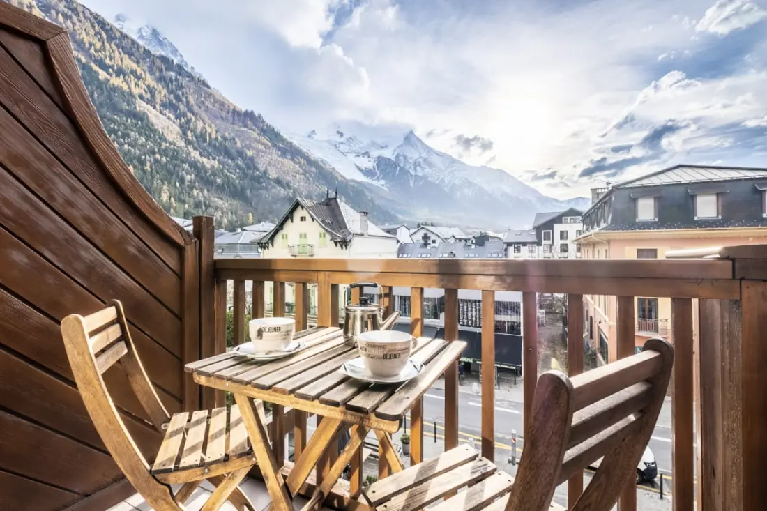 Nice Duplex 55 M2 Balcony és Mont Blanc View