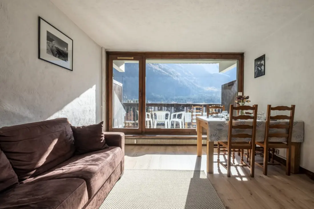 Nice Stúdió balcony-val a Chamonix-ben parkolóval