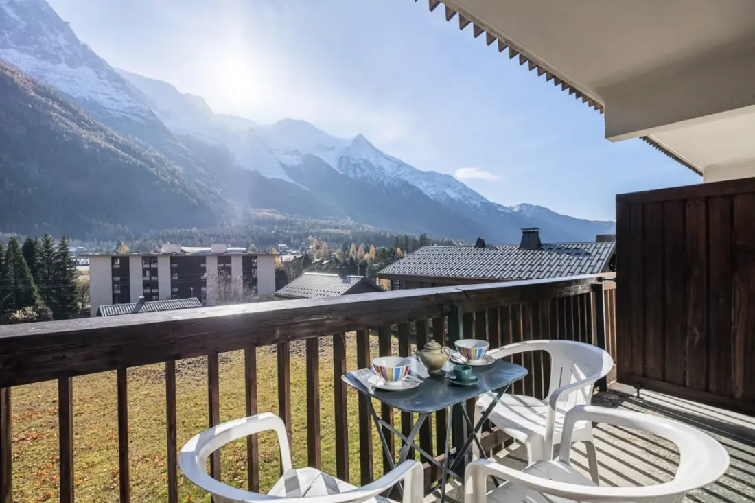 Nice Stúdió balcony-val a Chamonix-ben parkolóval