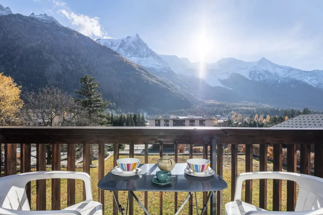 Nice Stúdió balcony-val a Chamonix-ben parkolóval