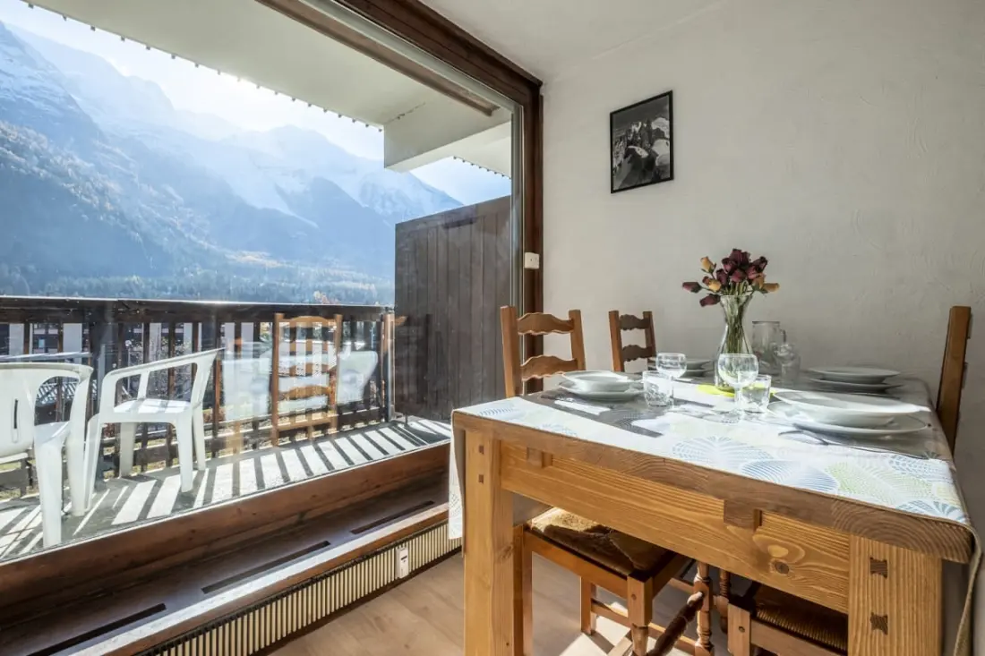 Nice Stúdió balcony-val a Chamonix-ben parkolóval