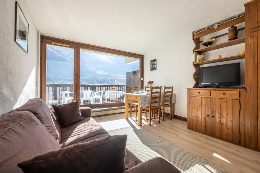 Nice Stúdió balcony-val a Chamonix-ben parkolóval