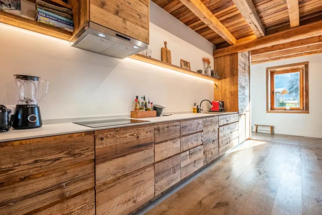 Loft kilátással a Mont Blanc-ra és a Bossons-gleccserre