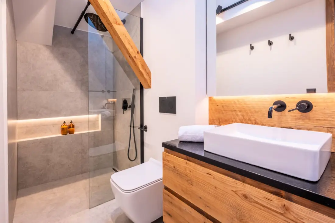 Loft kilátással a Mont Blanc-ra és a Bossons-gleccserre