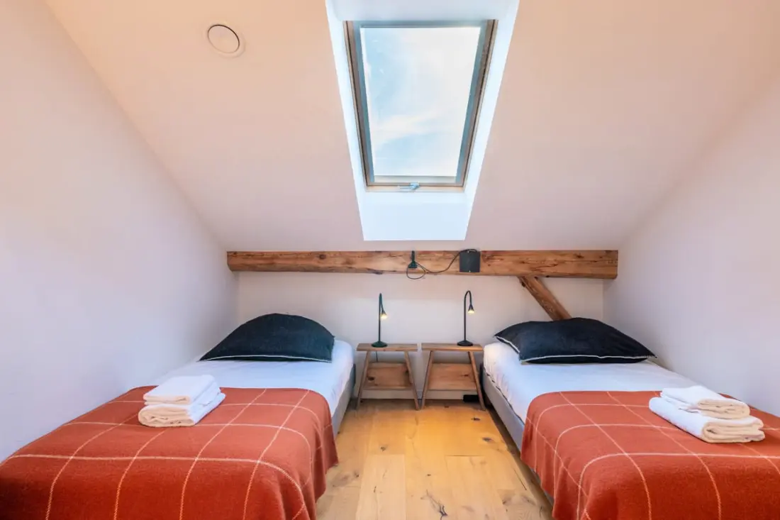 Loft kilátással a Mont Blanc-ra és a Bossons-gleccserre