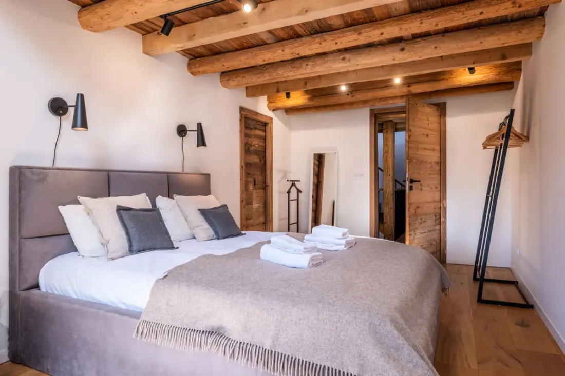 Loft kilátással a Mont Blanc-ra és a Bossons-gleccserre