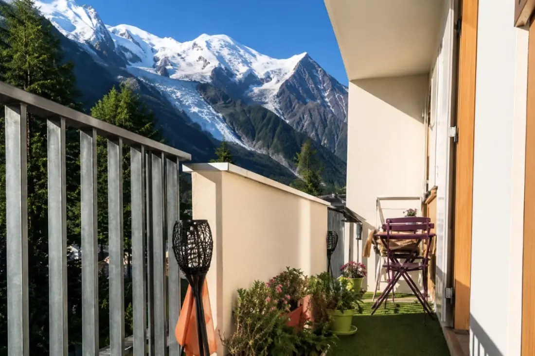 Tágas család Nest with Balcony in Chamonix