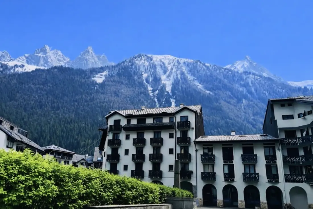 Középső apartman Le Mont Blanc kilátással