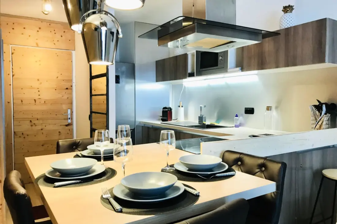 Középső apartman Le Mont Blanc kilátással