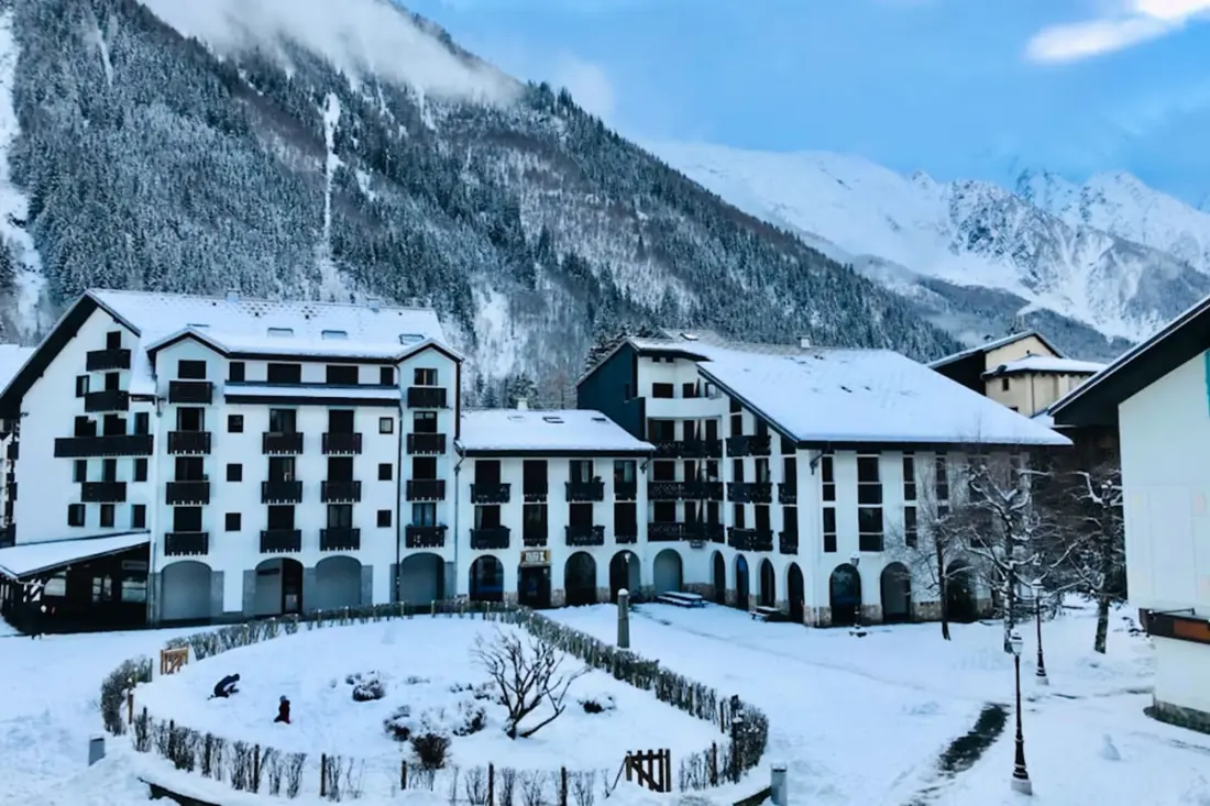Középső apartman Le Mont Blanc kilátással
