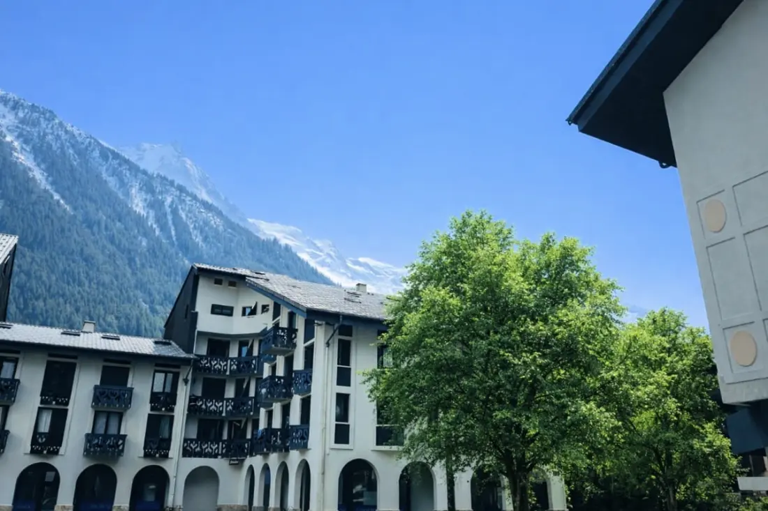 Középső apartman Le Mont Blanc kilátással