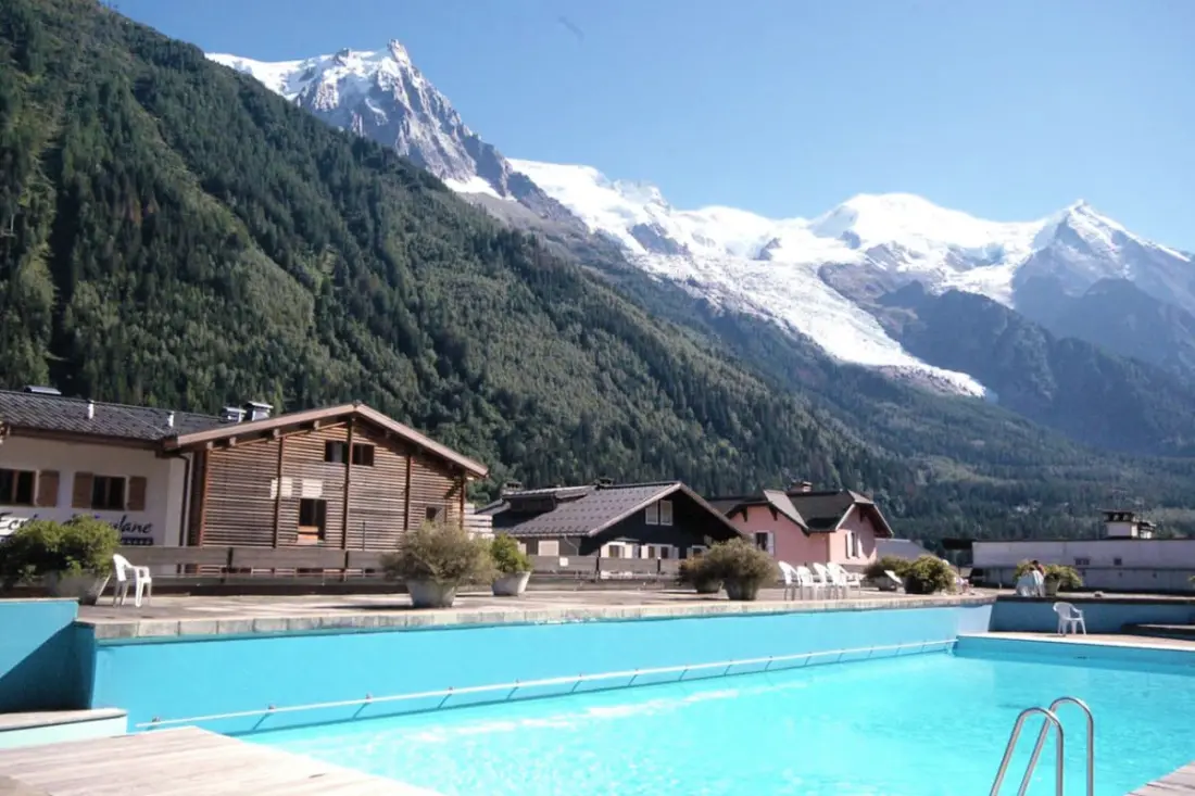 Charming Studio Mont Blanc at Pool