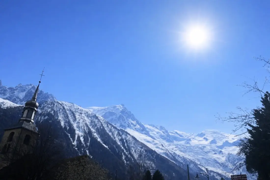 Nid Douillet közelében Chamonix