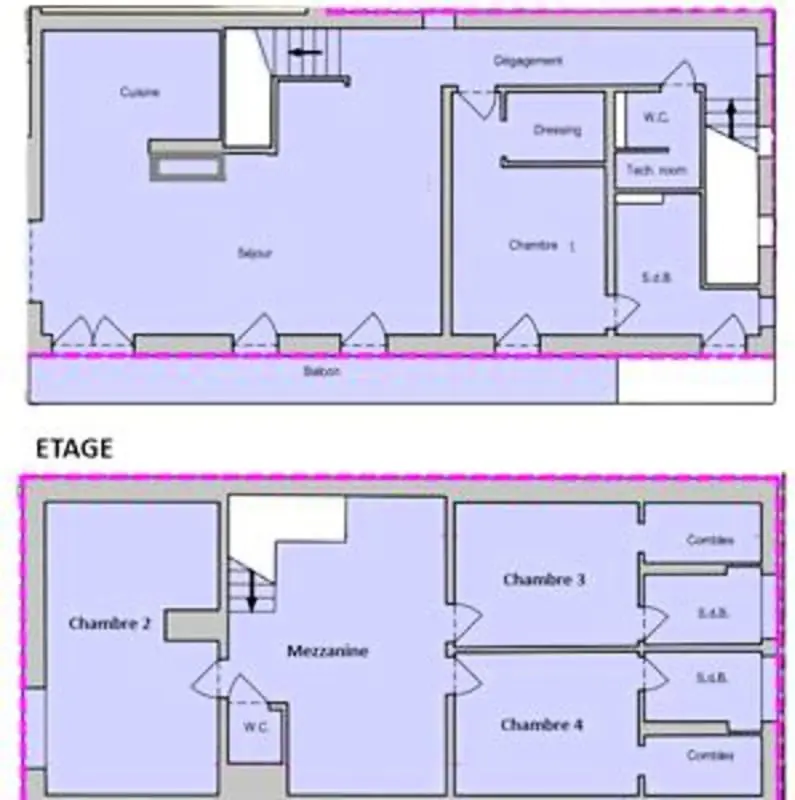 Gyönyörű Duplex a nagy montetek közelségében