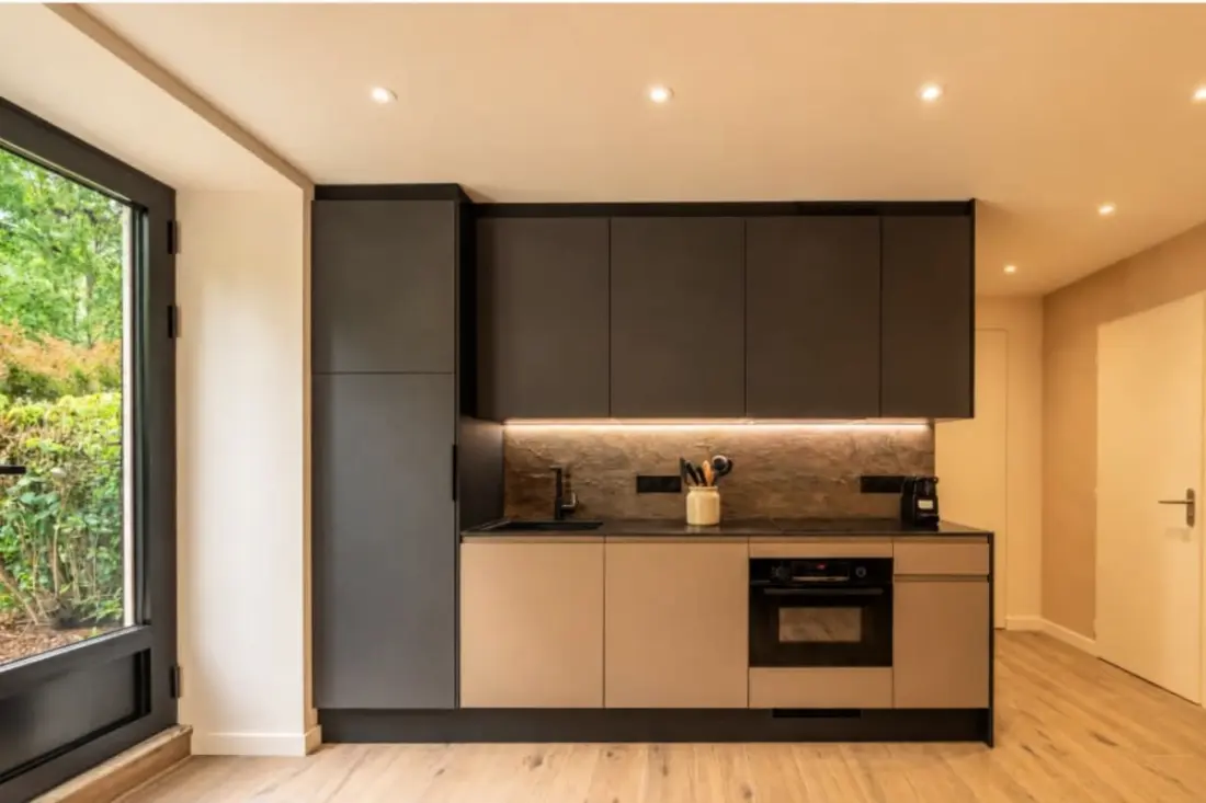 Studio with Full South Terrace és Mont-blanc View