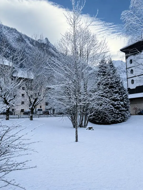Studio with Full South Terrace és Mont-blanc View