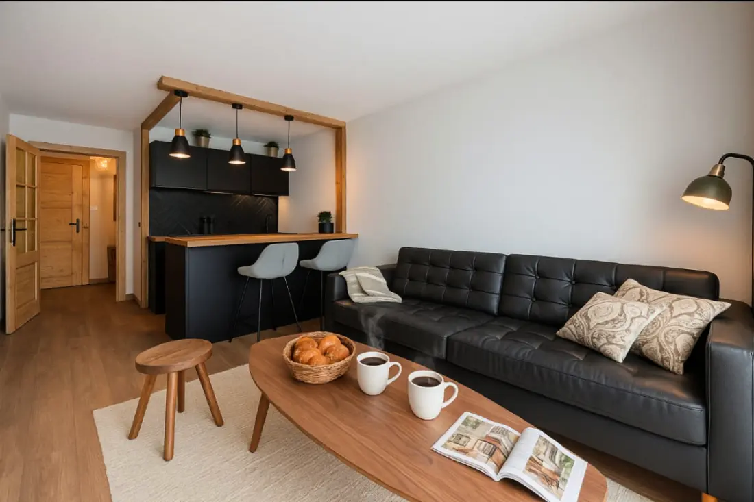 Cosy + Balcony Mont-blanc nézet • Ultra Well Placed