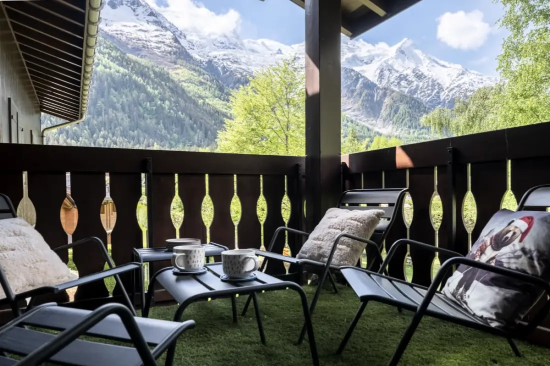 Superb Apt Mont-blanc Nézet a Balconies
