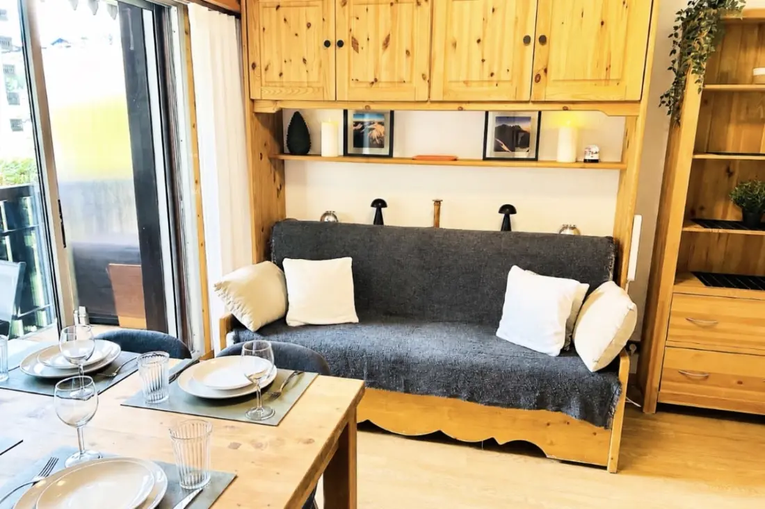 Felújított Studio Mont Blanc View