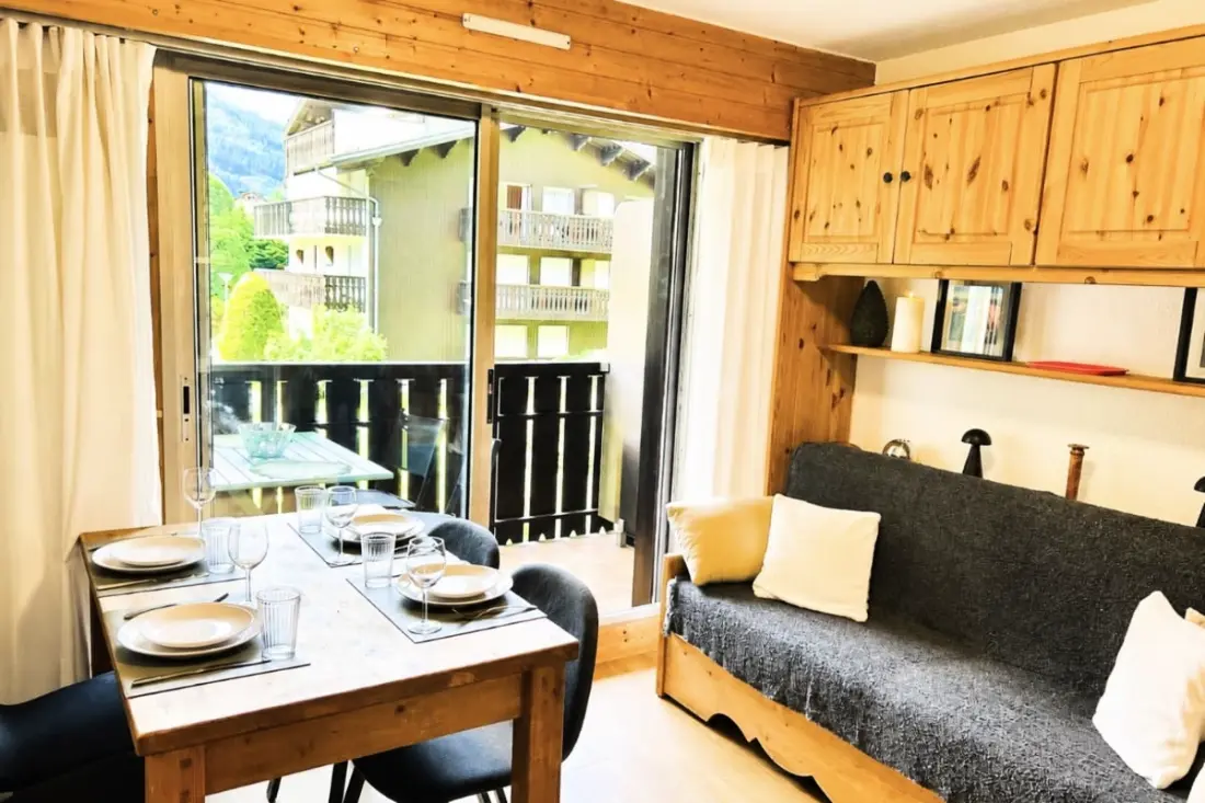 Felújított Studio Mont Blanc View