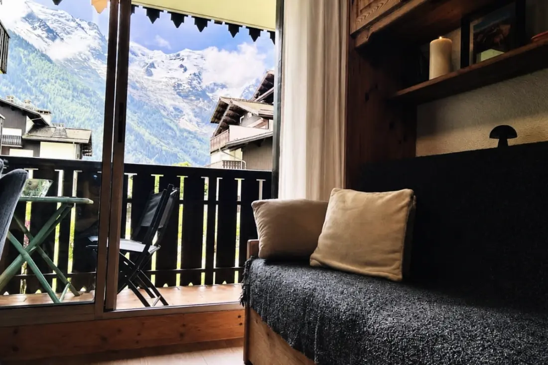 Felújított Studio Mont Blanc View