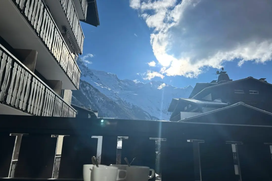 Felújított Studio Mont Blanc View