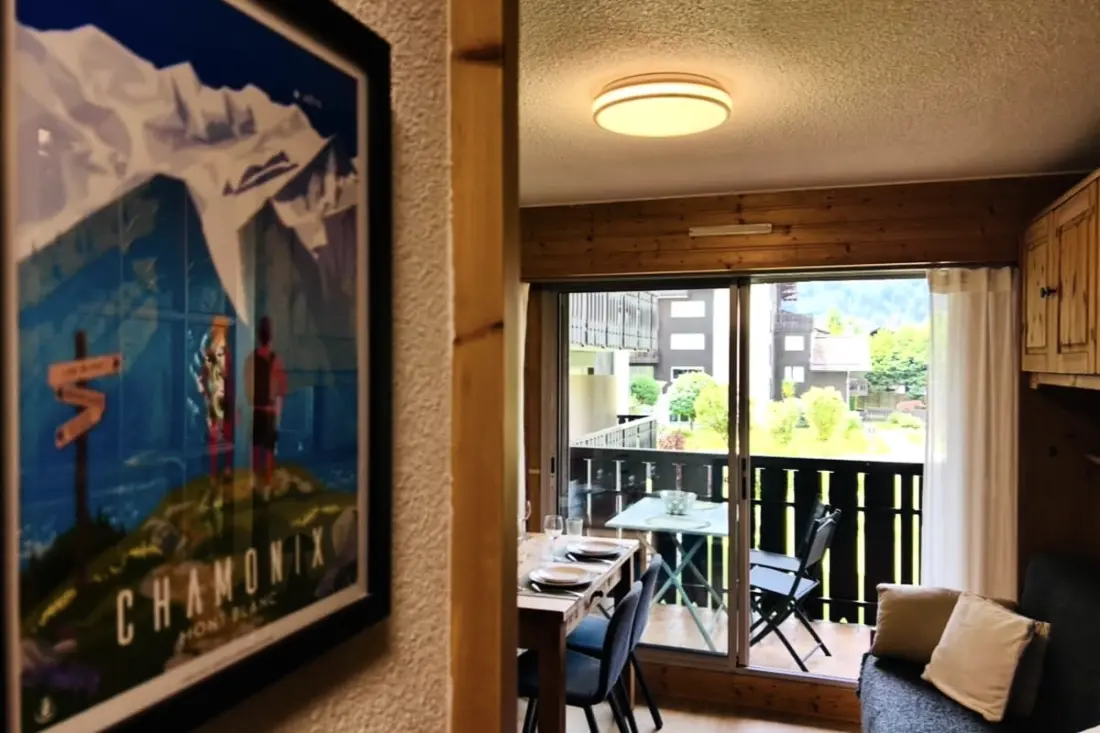 Felújított Studio Mont Blanc View